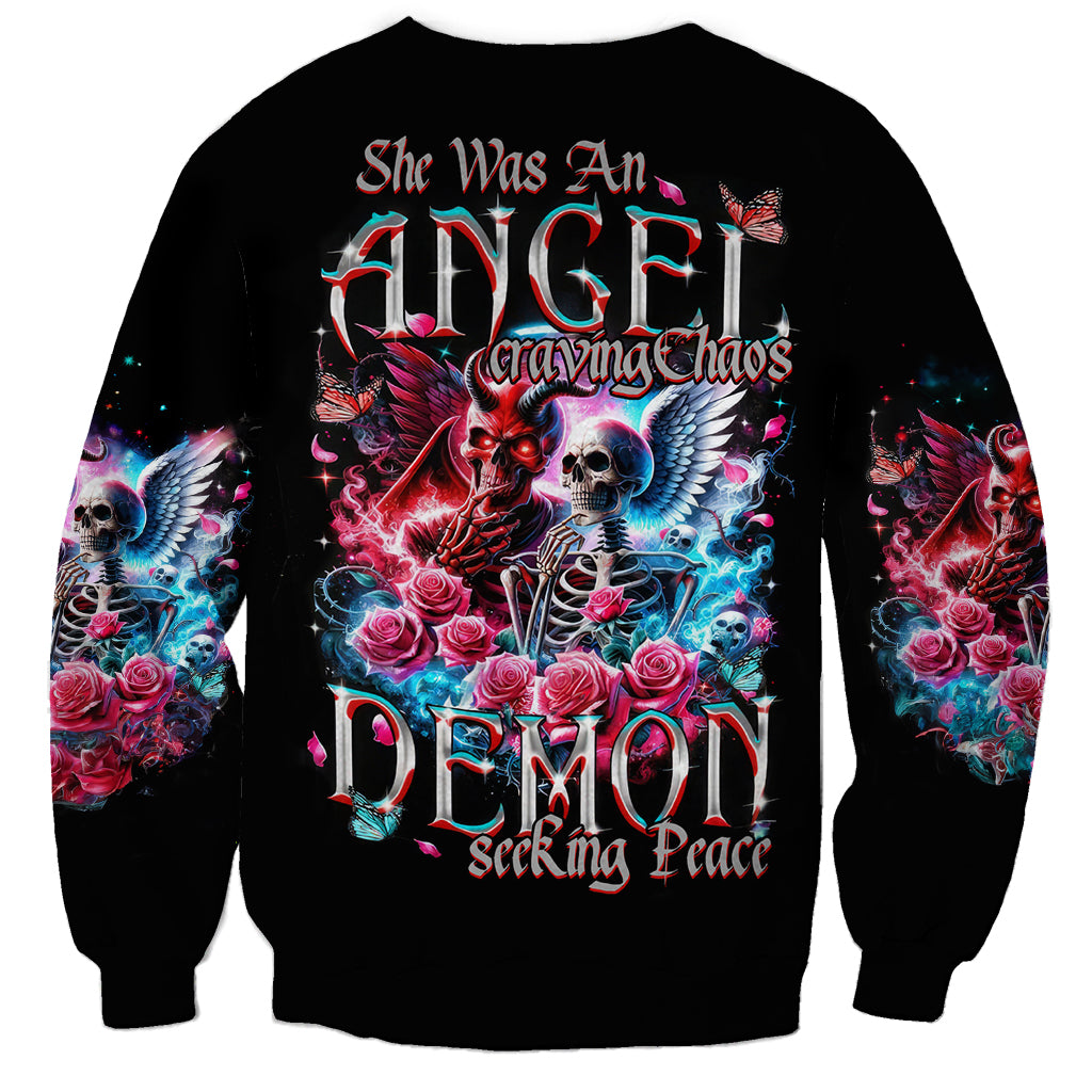 Flame Skull Sweatshirt I'm Not Anti Social I'm Just Not User Friendly - Wonder Print Shop