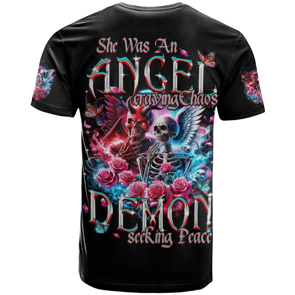 Flame Skull T Shirt I'm Not Anti Social I'm Just Not User Friendly - Wonder Print Shop