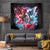 Flame Skull Tapestry I'm Not Anti Social I'm Just Not User Friendly - Wonder Print Shop