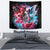 Flame Skull Tapestry I'm Not Anti Social I'm Just Not User Friendly - Wonder Print Shop