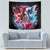 Flame Skull Tapestry I'm Not Anti Social I'm Just Not User Friendly - Wonder Print Shop