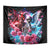 Flame Skull Tapestry I'm Not Anti Social I'm Just Not User Friendly - Wonder Print Shop