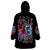 Flame Skull Wearable Blanket Hoodie I'm Not Anti Social I'm Just Not User Friendly - Wonder Print Shop