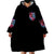 Flame Skull Wearable Blanket Hoodie I'm Not Anti Social I'm Just Not User Friendly - Wonder Print Shop