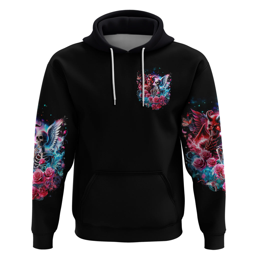 Flame Skull Zip Hoodie I'm Not Anti Social I'm Just Not User Friendly - Wonder Print Shop