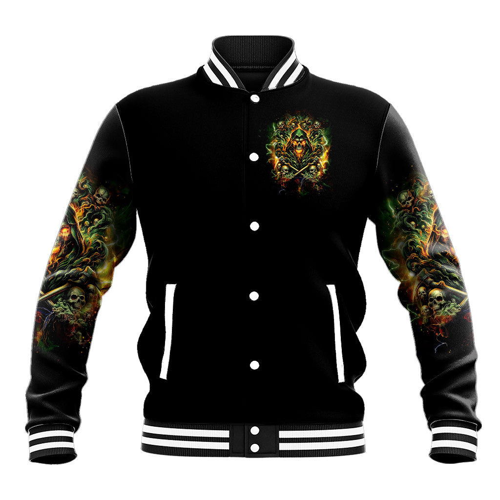Rose Skull Baseball Jacket Don't Try Figure Me out - Wonder Print Shop