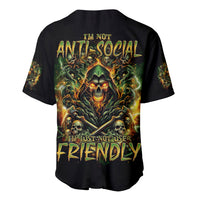 Rose Skull Baseball Jersey Don't Try Figure Me out - Wonder Print Shop