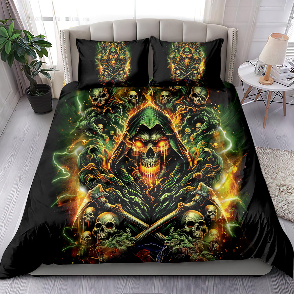 Rose Skull Bedding Set Don't Try Figure Me out - Wonder Print Shop