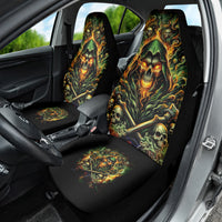 Rose Skull Car Seat Cover Don't Try Figure Me out - Wonder Print Shop