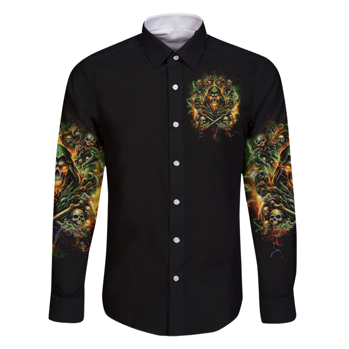 Rose Skull Family Matching Mermaid Dress and Hawaiian Shirt Don't Try Figure Me out - Wonder Print Shop