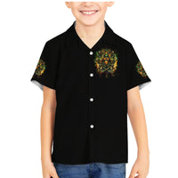 Rose Skull Family Matching Mermaid Dress and Hawaiian Shirt Don't Try Figure Me out - Wonder Print Shop