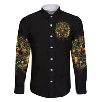 Rose Skull Family Matching Puletasi and Hawaiian Shirt Don't Try Figure Me out - Wonder Print Shop