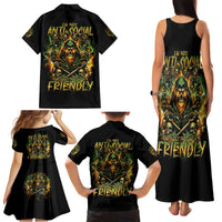 Rose Skull Family Matching Tank Maxi Dress and Hawaiian Shirt Don't Try Figure Me out - Wonder Print Shop