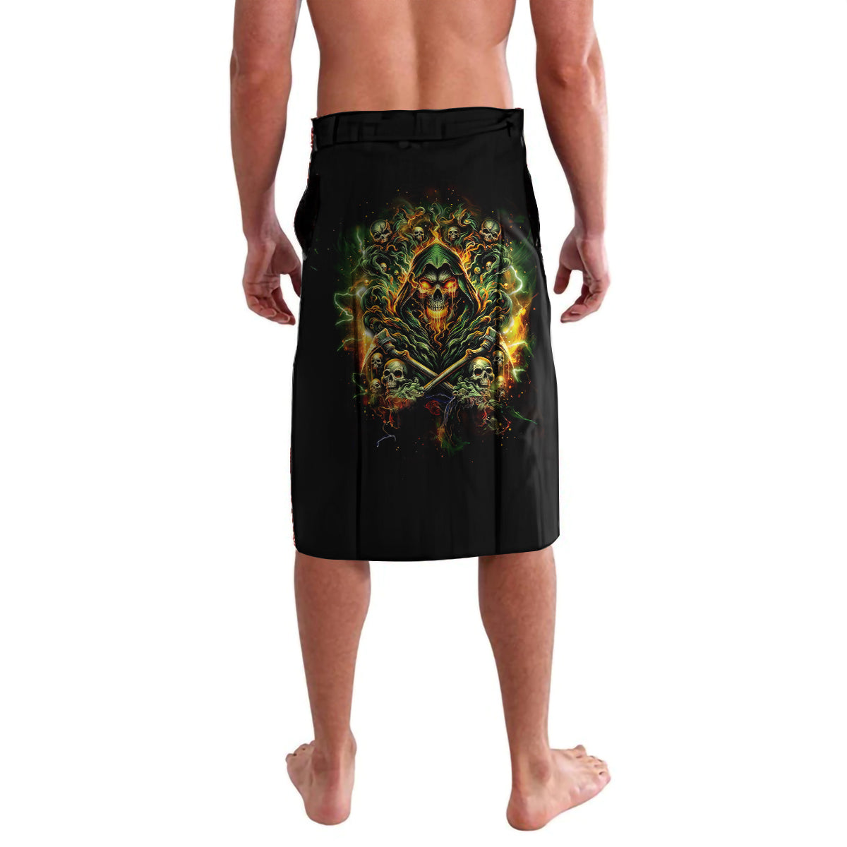 Rose Skull Lavalava Don't Try Figure Me out - Wonder Print Shop