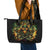 Rose Skull Leather Tote Bag Don't Try Figure Me out - Wonder Print Shop