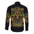 Rose Skull Long Sleeve Button Shirt Don't Try Figure Me out - Wonder Print Shop