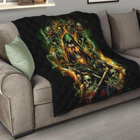 Rose Skull Quilt Don't Try Figure Me out - Wonder Print Shop