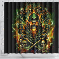 Rose Skull Shower Curtain Don't Try Figure Me out