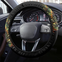 Rose Skull Steering Wheel Cover Don't Try Figure Me out - Wonder Print Shop