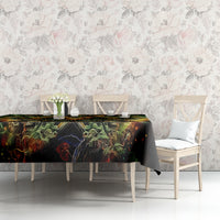 Rose Skull Tablecloth Don't Try Figure Me out - Wonder Print Shop