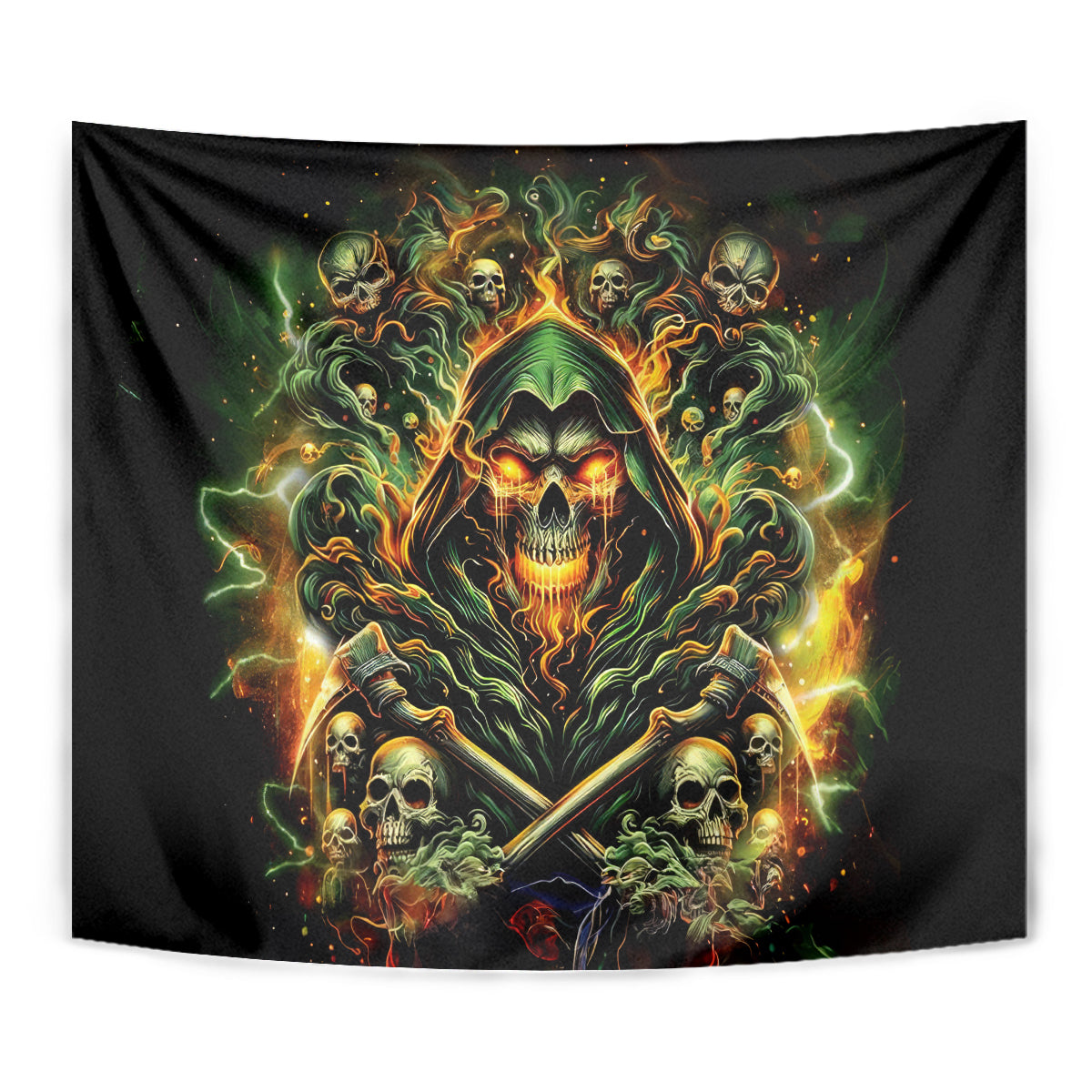 Rose Skull Tapestry Don't Try Figure Me out - Wonder Print Shop