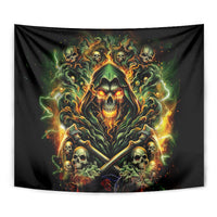 Rose Skull Tapestry Don't Try Figure Me out - Wonder Print Shop