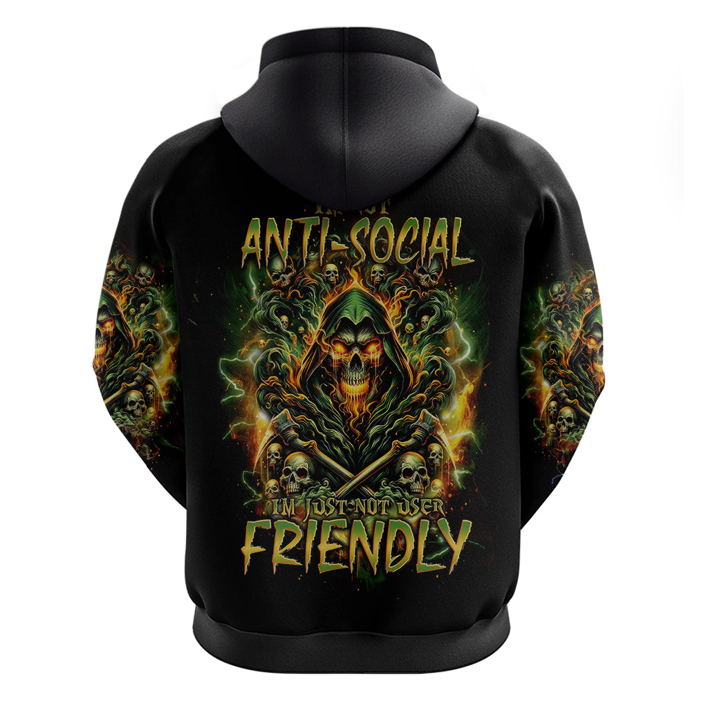 Rose Skull Zip Hoodie Don't Try Figure Me out - Wonder Print Shop