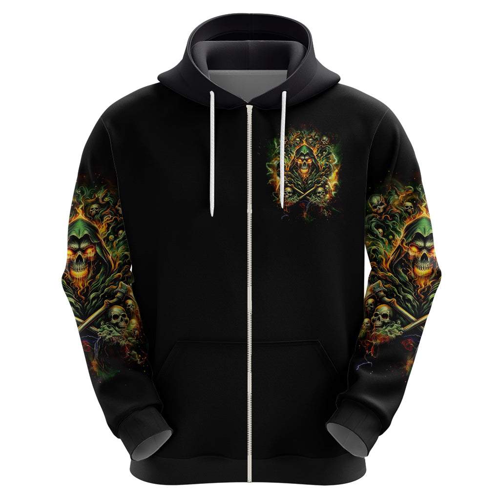 Rose Skull Zip Hoodie Don't Try Figure Me out - Wonder Print Shop