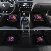 Irish Skull Car Mats Good Girl Drinve Wine, Badass Girl Chug Beer - Wonder Print Shop