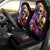 Irish Skull Car Seat Cover Good Girl Drinve Wine, Badass Girl Chug Beer - Wonder Print Shop