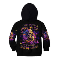 Irish Skull Kid Hoodie Good Girl Drinve Wine, Badass Girl Chug Beer - Wonder Print Shop
