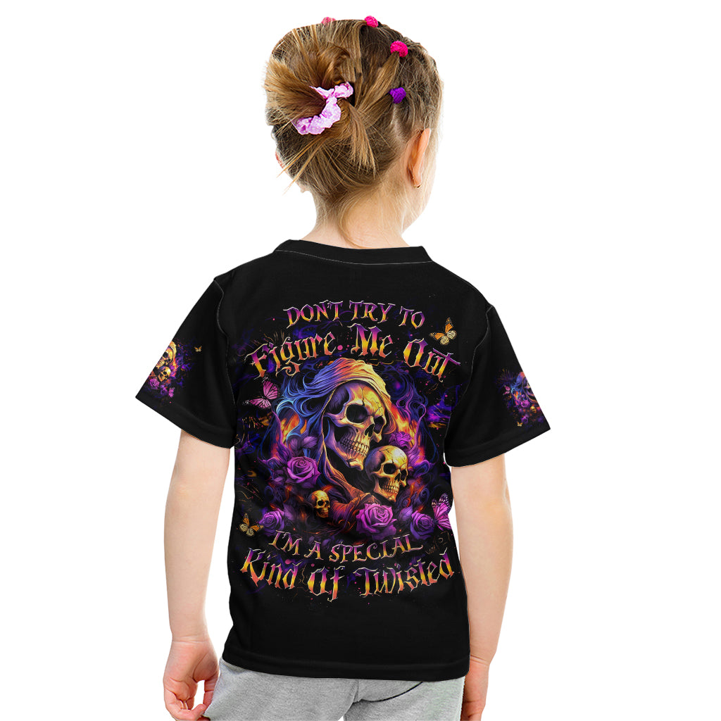 Irish Skull Kid T Shirt Good Girl Drinve Wine, Badass Girl Chug Beer - Wonder Print Shop
