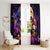 Irish Skull Window Curtain Good Girl Drinve Wine, Badass Girl Chug Beer - Wonder Print Shop