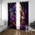 Irish Skull Window Curtain Good Girl Drinve Wine, Badass Girl Chug Beer - Wonder Print Shop