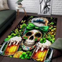 Rose Skull Area Rug No Matter How Much I Try To Be Fucking Nice - Wonder Print Shop