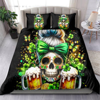 Rose Skull Bedding Set No Matter How Much I Try To Be Fucking Nice - Wonder Print Shop