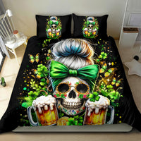 Rose Skull Bedding Set No Matter How Much I Try To Be Fucking Nice - Wonder Print Shop