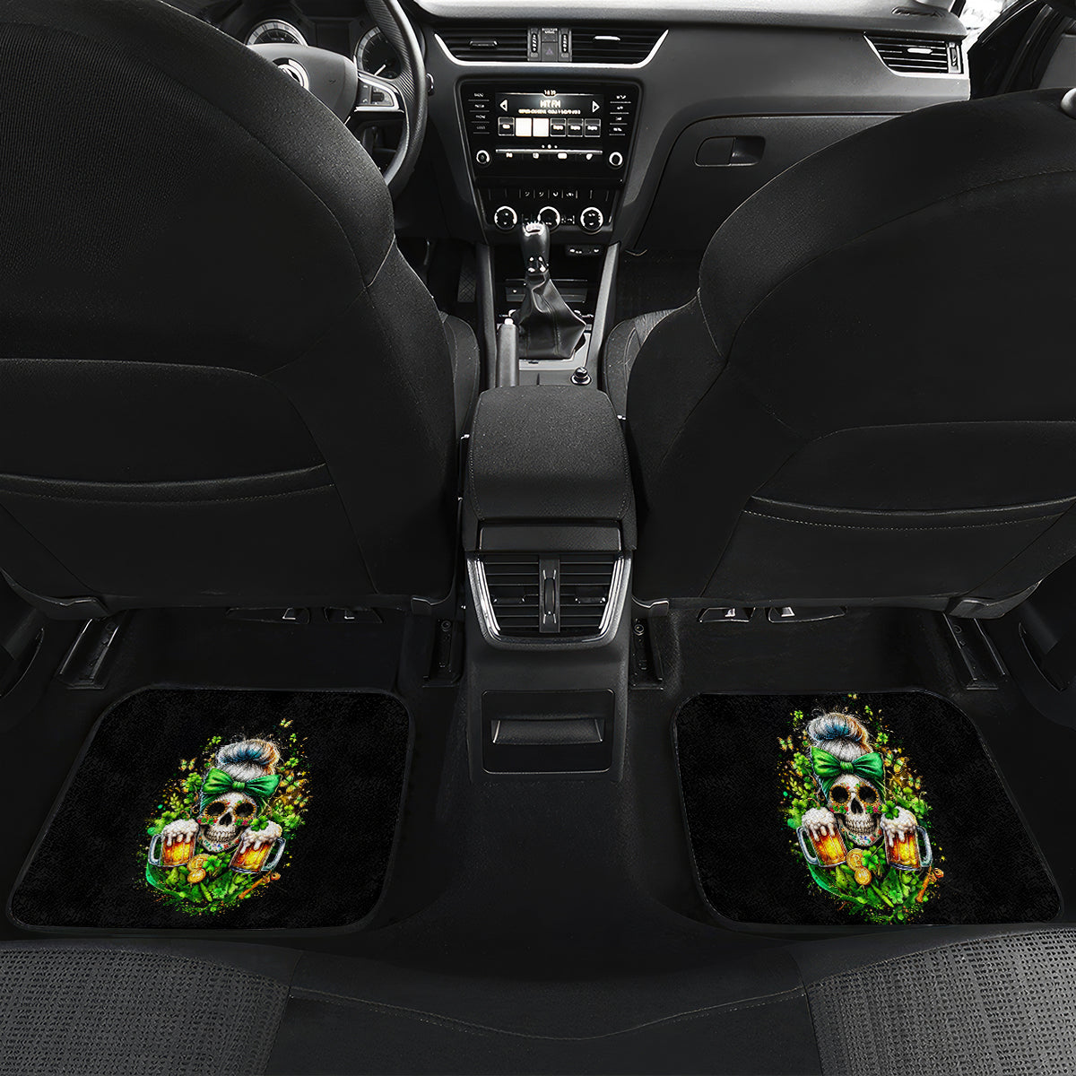 Rose Skull Car Mats No Matter How Much I Try To Be Fucking Nice - Wonder Print Shop