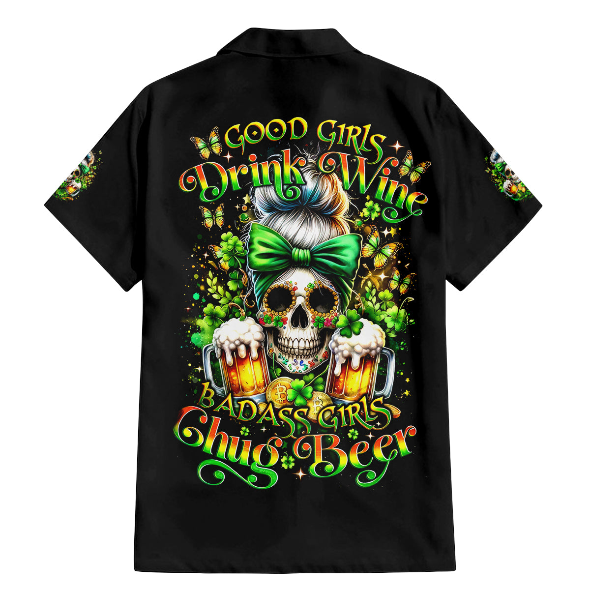 Rose Skull Family Matching Mermaid Dress and Hawaiian Shirt No Matter How Much I Try To Be Fucking Nice - Wonder Print Shop