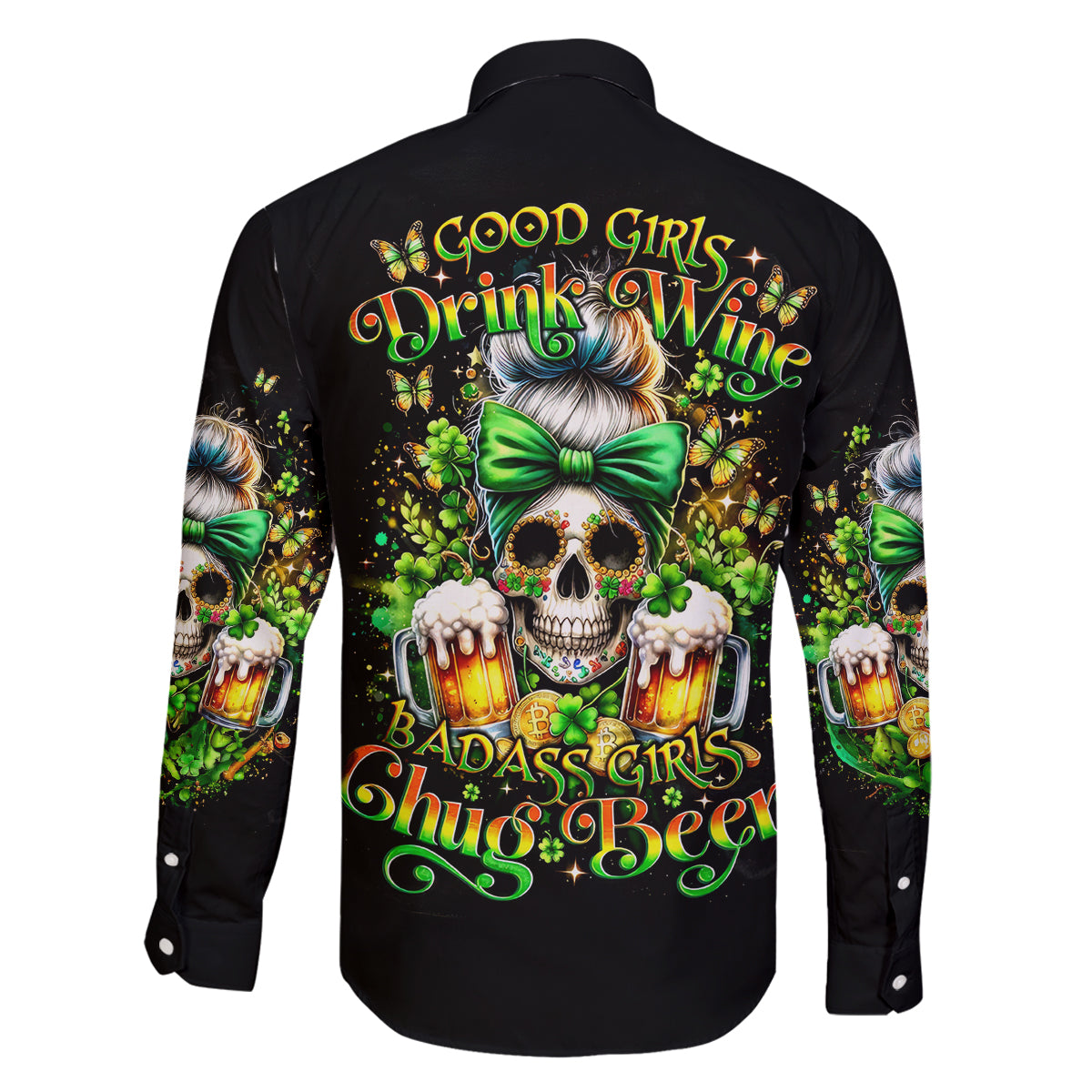 Rose Skull Family Matching Mermaid Dress and Hawaiian Shirt No Matter How Much I Try To Be Fucking Nice - Wonder Print Shop