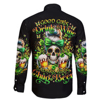 Rose Skull Family Matching Off Shoulder Maxi Dress and Hawaiian Shirt No Matter How Much I Try To Be Fucking Nice - Wonder Print Shop