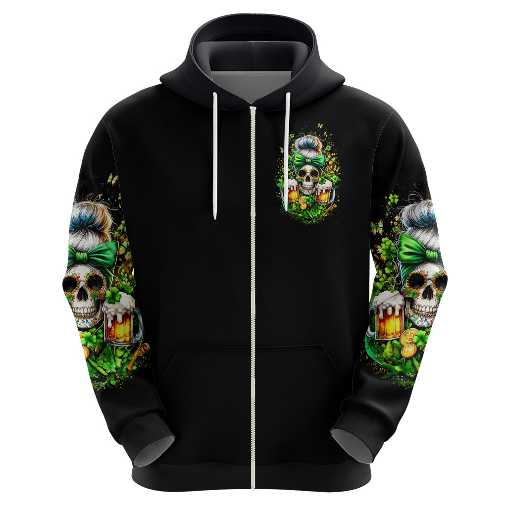 Rose Skull Hoodie No Matter How Much I Try To Be Fucking Nice - Wonder Print Shop