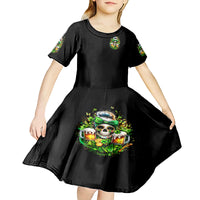Rose Skull Kid Short Sleeve Dress No Matter How Much I Try To Be Fucking Nice - Wonder Print Shop