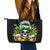 Rose Skull Leather Tote Bag No Matter How Much I Try To Be Fucking Nice - Wonder Print Shop