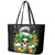 Rose Skull Leather Tote Bag No Matter How Much I Try To Be Fucking Nice - Wonder Print Shop