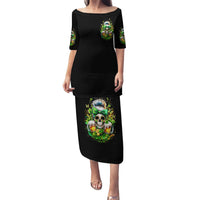 Rose Skull Puletasi No Matter How Much I Try To Be Fucking Nice - Wonder Print Shop