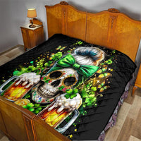 Rose Skull Quilt No Matter How Much I Try To Be Fucking Nice - Wonder Print Shop