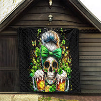 Rose Skull Quilt No Matter How Much I Try To Be Fucking Nice - Wonder Print Shop