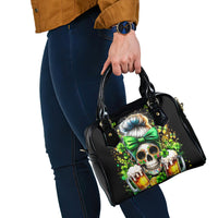 Rose Skull Shoulder Handbag No Matter How Much I Try To Be Fucking Nice