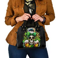 Rose Skull Shoulder Handbag No Matter How Much I Try To Be Fucking Nice